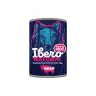 Ibero Natural konzerv felnőtt kutyáknak 100% marhahús 400 gr