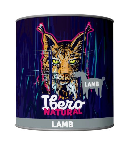 Ibero Natural konzerv macskáknak 100% hús báránnyal 200 gr