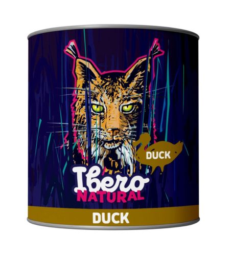 Ibero Natural konzerv macskáknak 100% hús kacsával 200 gr