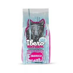 Ibero Hidegen sajtolt kutyatáp adult IBERICO Medium 12 Kg