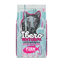 Ibero Hidegen sajtolt kutyatáp senior FISH 12 Kg