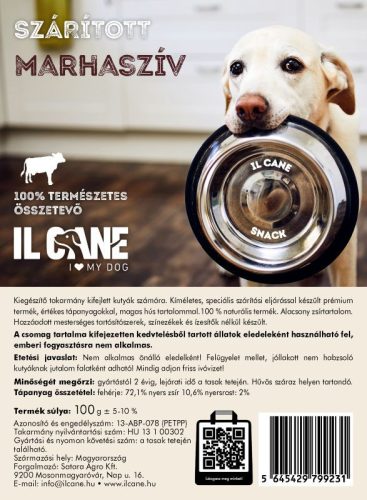 Szárított marhaszív: 100gr/csomag