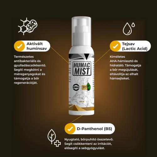 Humac Mist 100 ml - Ápoló spray huminsavval 