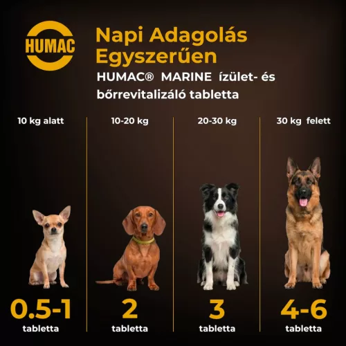 Humac Marine ízület- és bőrrevitalizáló tabletta kollagénnel / 30 db