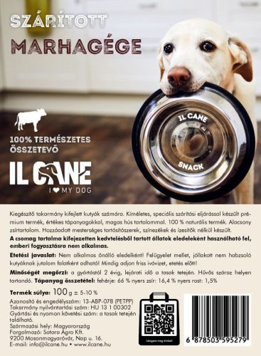 Szárított marhagége: 100gr/csomag