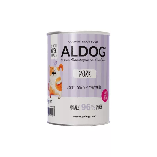 ALDOG® PORK – MONOPROTEINES SERTÉSPÁSTÉTOM FELNŐTT KUTYÁKNAK 400 gr