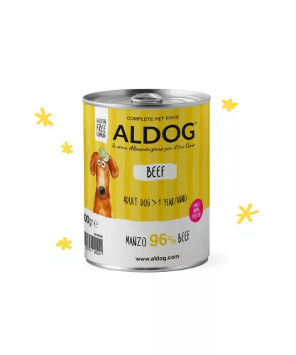 ALDOG® BEEF – MONOPROTEINES MARHAPÁSTÉTOM FELNŐTT KUTYÁKNAK 400 gr