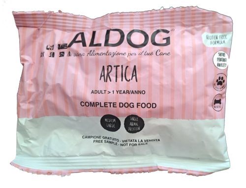 ALDOG ARTICA HIPOALLERGÉN KUTYATÁP MEDIUM MINTACSOMAG 100g 