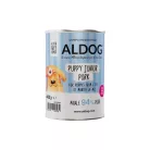 ALDOG® PUPPY-JUNIOR PORK MONOPROTEINES KÖLYÖKKUTYA PÁSTÉTOM 400 gr