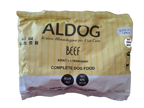 ALDOG BEEF HIPOALLERGÉN KUTYATÁP MEDIUM MINTACSOMAG 100 G