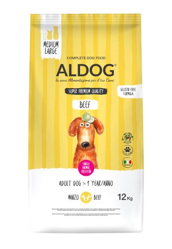 ALDOG BEEF HIPOALLERGÉN KUTYATÁP MEDIUM 12 KG
