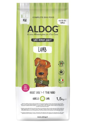 ALDOG LAMB HIPOALLERGÉN KUTYATÁP MINI 1,5 KG