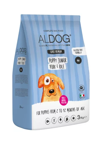 ALDOG PUPPY-JUNIOR PORK HIPOALLERGÉN KUTYATÁP MINI 2 KG