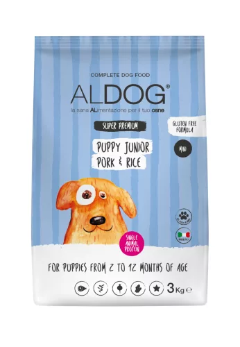 ALDOG PUPPY-JUNIOR PORK HIPOALLERGÉN KUTYATÁP MINI 2 KG