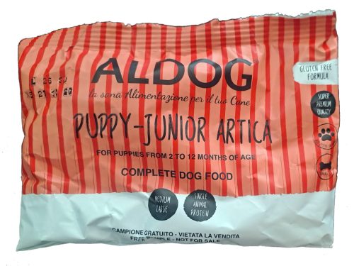 ALDOG PUPPY JUNIOR ARTICA HIPOALLERGÉN KUTYATÁP MINI MINTACSOMAG 100 G