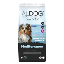 ALDOG MEDITERRANEO LOW GRAIN KUTYATÁP MEDIUM 10 KG