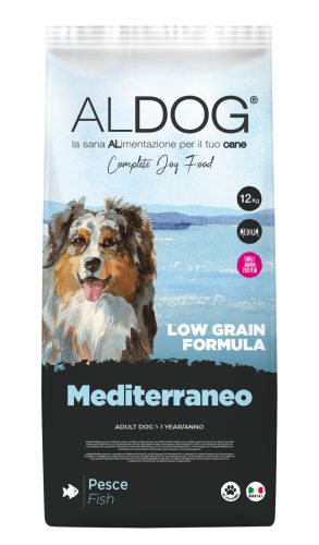 ALDOG MEDITERRANEO LOW GRAIN KUTYATÁP MEDIUM 10 KG