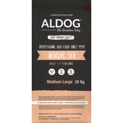   ALDOG THE BREEDERS WAY NORDIC SEA HIPOALLERGÉN KUTYATÁP MEDIUM 20 KG