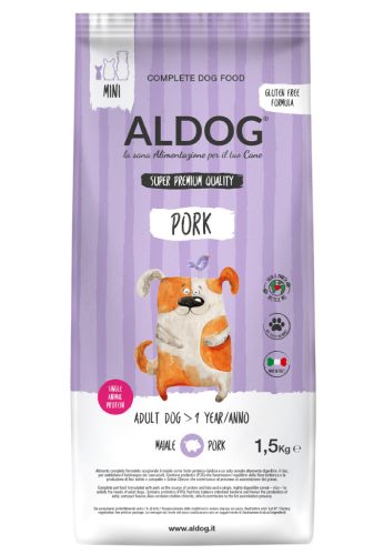 ALDOG PORK HIPOALLERGÉN KUTYATÁP MINI 1,5 KG