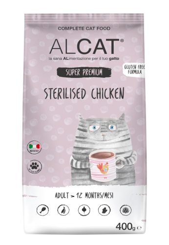ALCAT Sterilized Chicken Macskatáp 400 g
