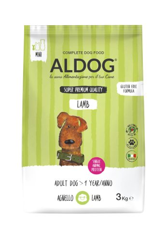 ALDOG LAMB HIPOALLERGÉN KUTYATÁP MEDIUM 3 KG