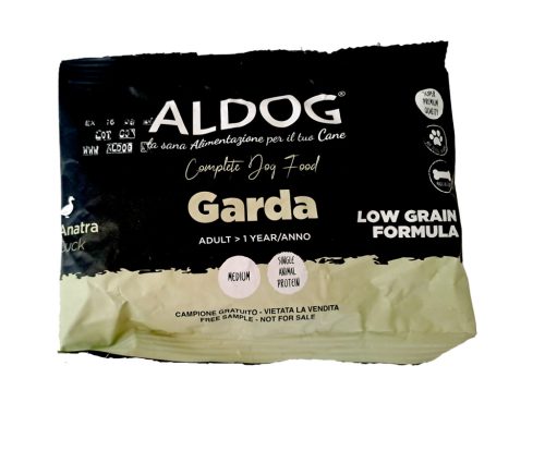 ALDOG GARDA LOW GRAIN KUTYATÁP MEDIUM MINTACSOMAG 100 G
