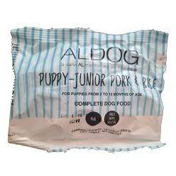   ALDOG PUPPY-JUNIOR PORK HIPOALLERGÉN KUTYATÁP MEDIUM MINTACSOMAG 100 G