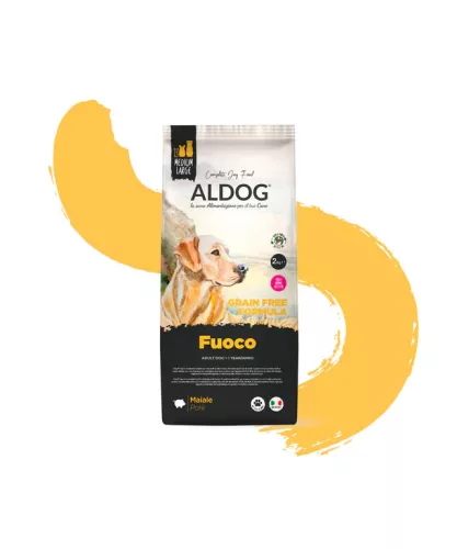 ALDOG FUOCO HIPOALLERGÉN KUTYATÁP MEDIUM 10 KG