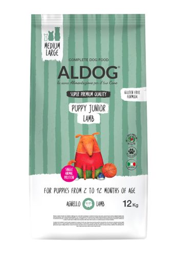 ALDOG PUPPY-JUNIOR LAMB HIPOALLERGÉN KUTYATÁP MEDIUM 12 KG