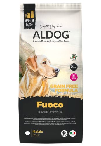 ALDOG FUOCO HIPOALLERGÉN KUTYATÁP MEDIUM 2 KG
