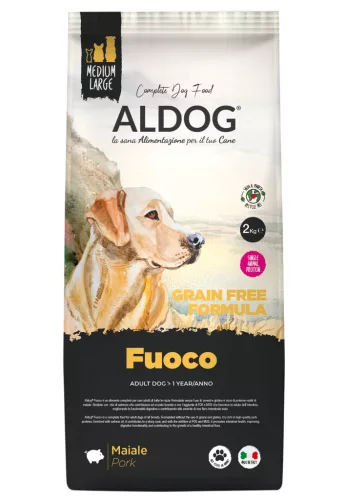 ALDOG FUOCO HIPOALLERGÉN KUTYATÁP MEDIUM 2 KG
