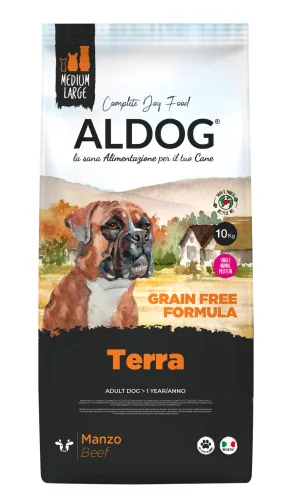 ALDOG TERRA HIPOALLERGÉN KUTYATÁP MEDIUM 10 KG