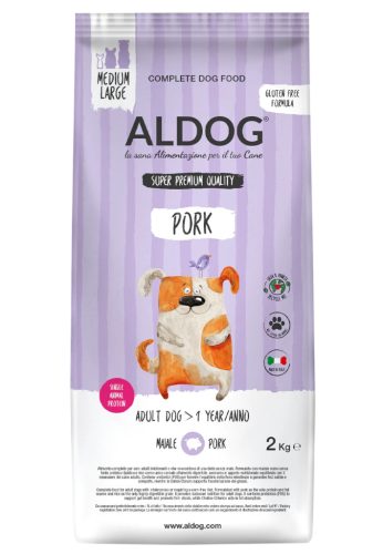 ALDOG PORK HIPOALLERGÉN KUTYATÁP MEDIUM 2 KG
